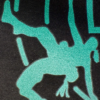 WRESTLE LIKE A GIRL Teal Mattalic  Heat Press T Shirt - Image 2
